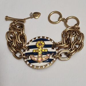 Betsey Johnson 100% authentic vintage anchor bracelet